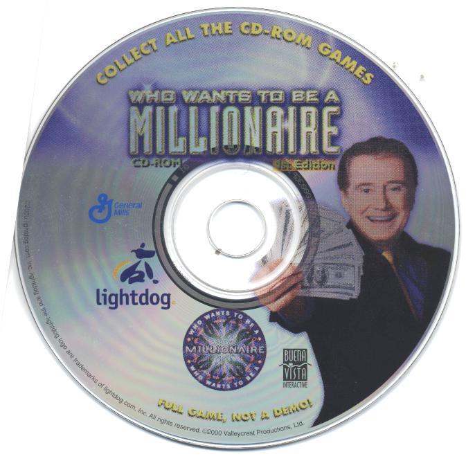 REGIS PHILBIN - Who Wants To Be A Millionaire  CD-ROM (MINT !!)