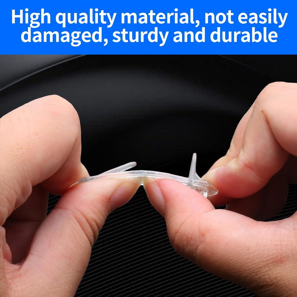 36 Pcs Plastic Locking Shelf Pins Cabinet Shelf Clips Locking Shelf Support P...