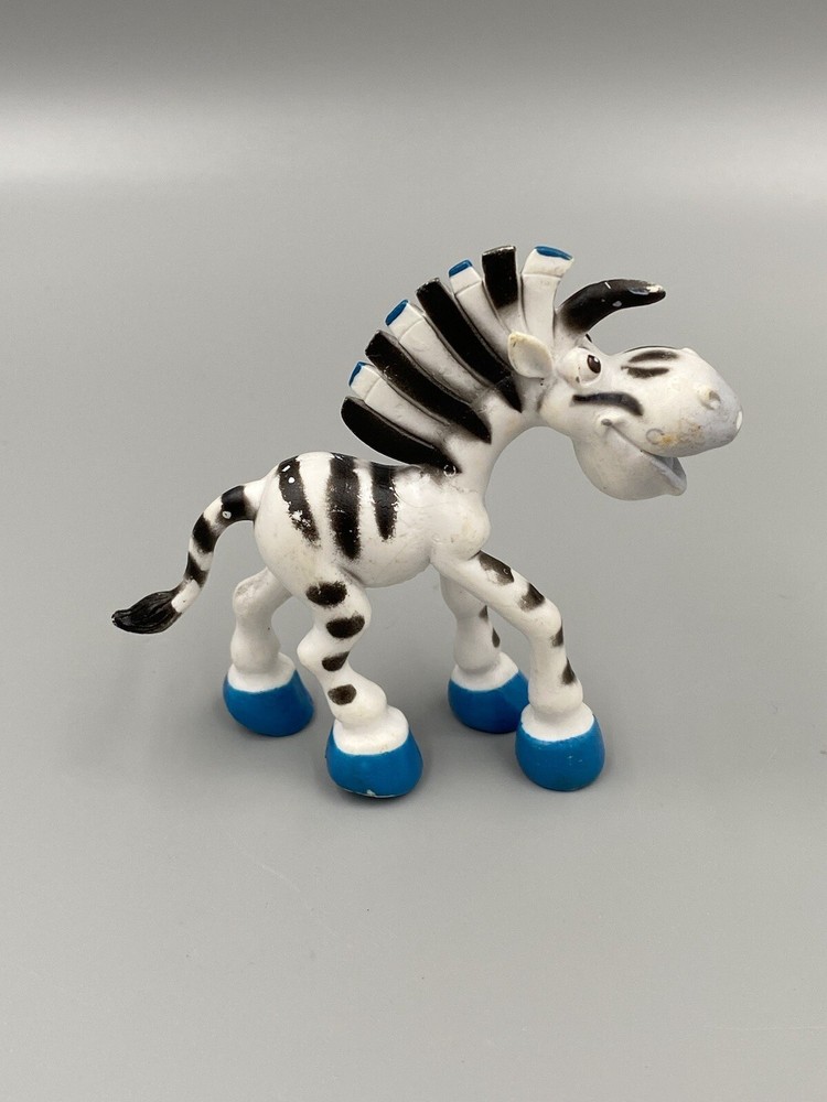 Thimble Toys Replacement Zebra Plastic 3" Striped Animal Figure