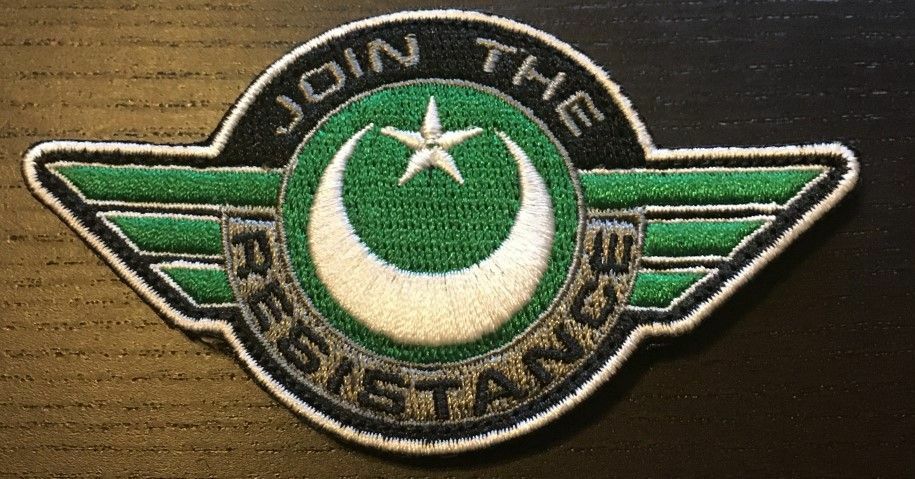 INDIA REBEL SCUM VEL-KRO PATCH - SBL53V