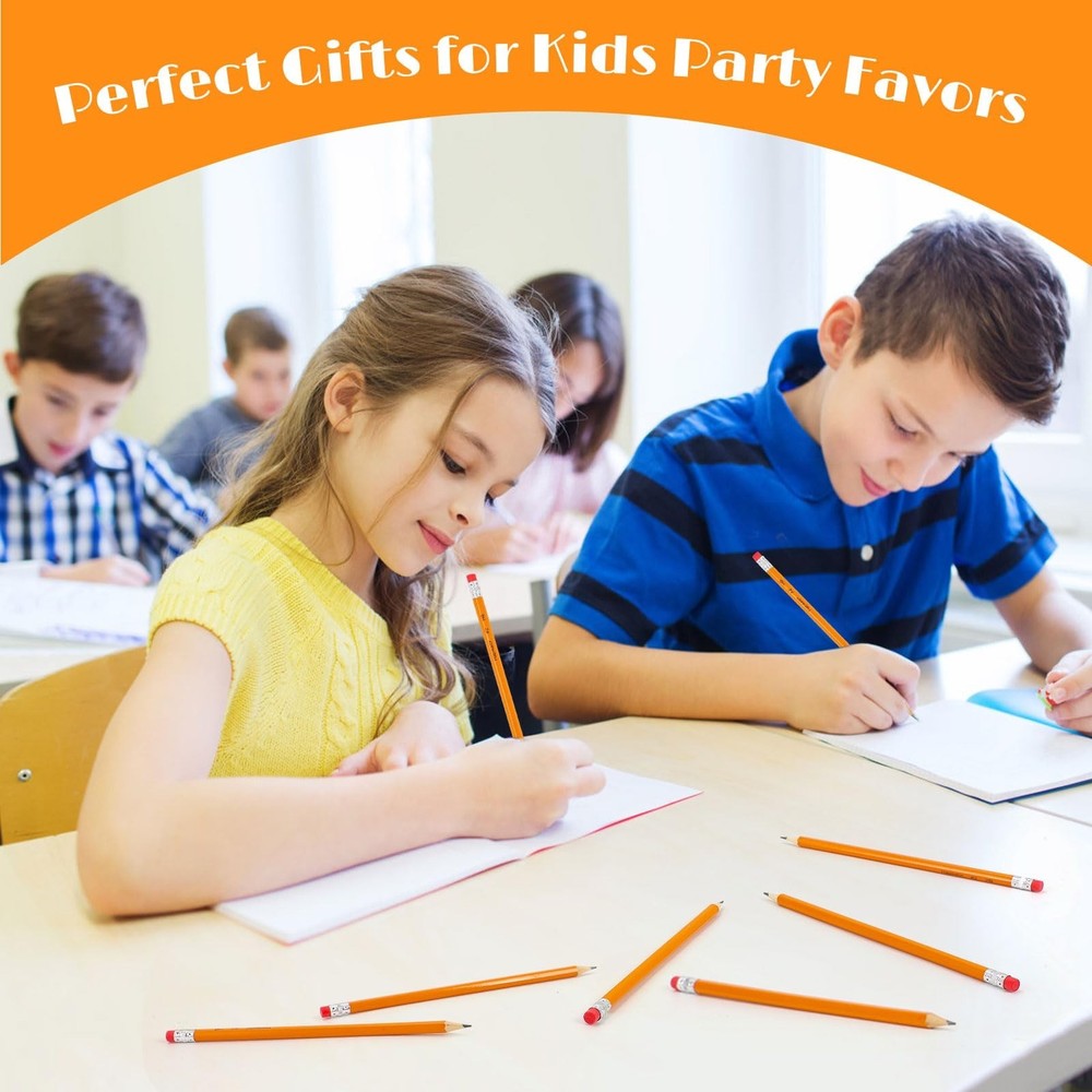 Hapikalor 360-Pack Sharpened #2 Yellow Pencils with Erasers, Bulk Pack Graphi...