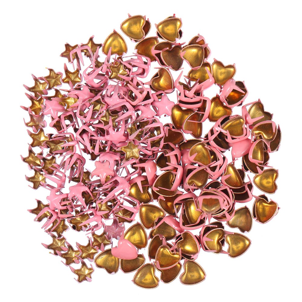 300 Pcs Decorative Small Accessory for Crafts DIY Star Claw Rivets
