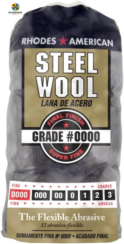 STEEL WOOL PAD#0000 12PK