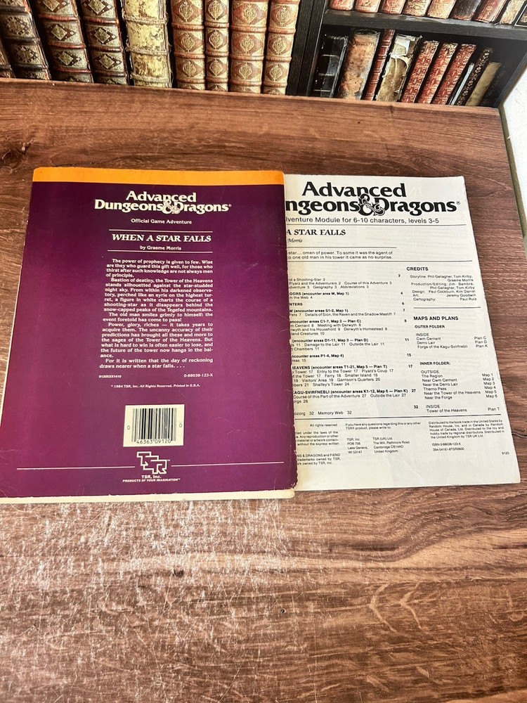When A Star Falls Adventure Module - AD&D UK4