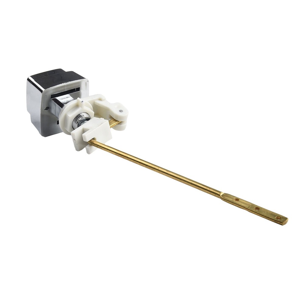 Side Mount Master Plumber Toilet Tank Lever Flush Handle Brass Arm Push-Button .