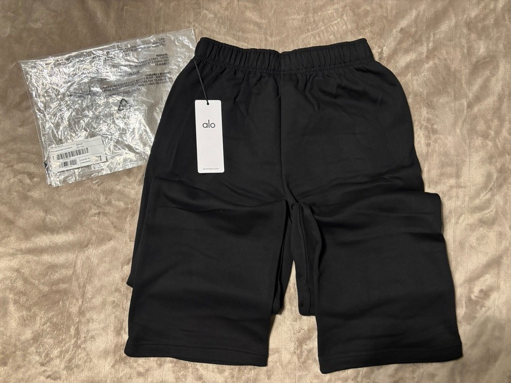 NEW Alo Black Relaxed Sweatpants Size Small 100% Authentic✅