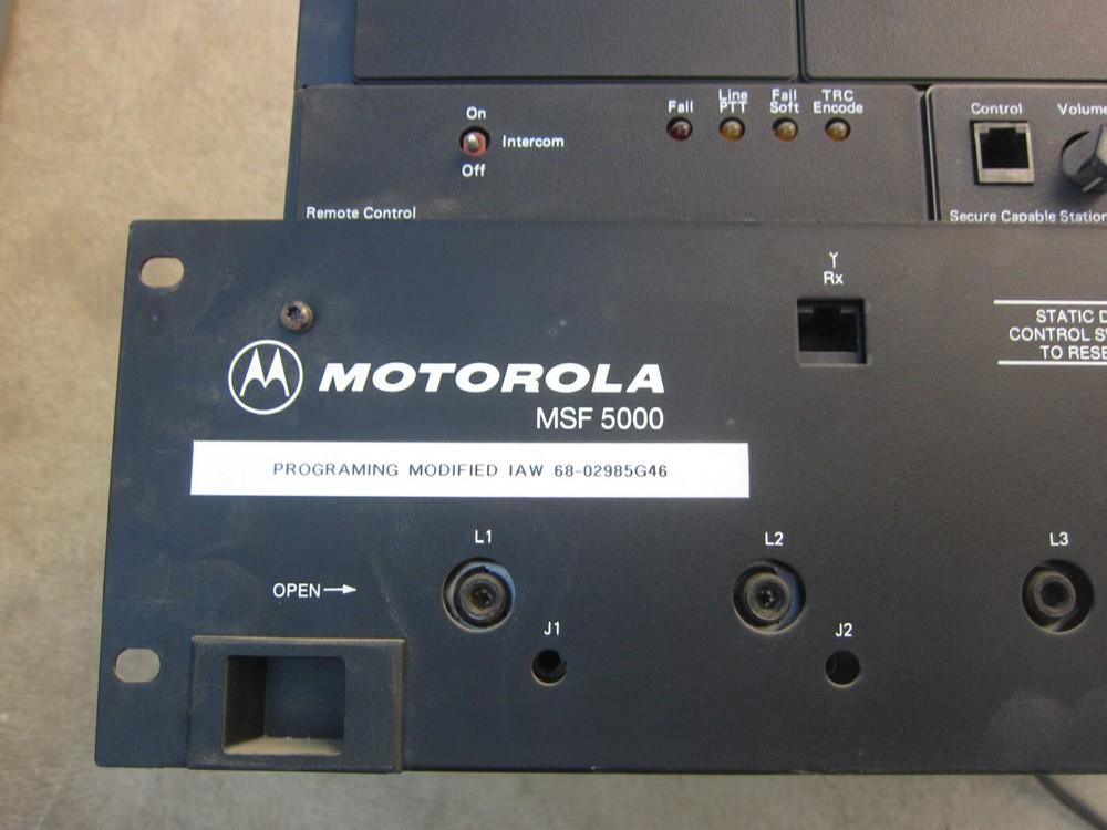 Motorola MSF5000 Repeater Station Control, Used