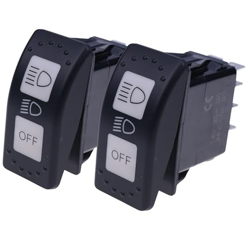 2pcs Headlight Switch 710004492 Compatible with Can Am Maverick X3, Maverick