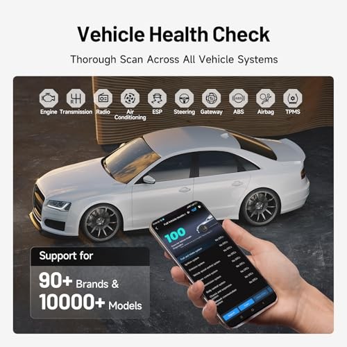 Bluetooth Carpal OBD2 Scanner - Auto Scanner for Car - AI-Assisted