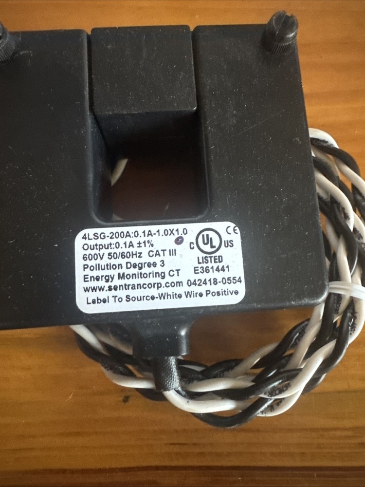 Sentran 4LSG-200A:0.1A-1.0x1.0 Split Core Miniature Current Transformers