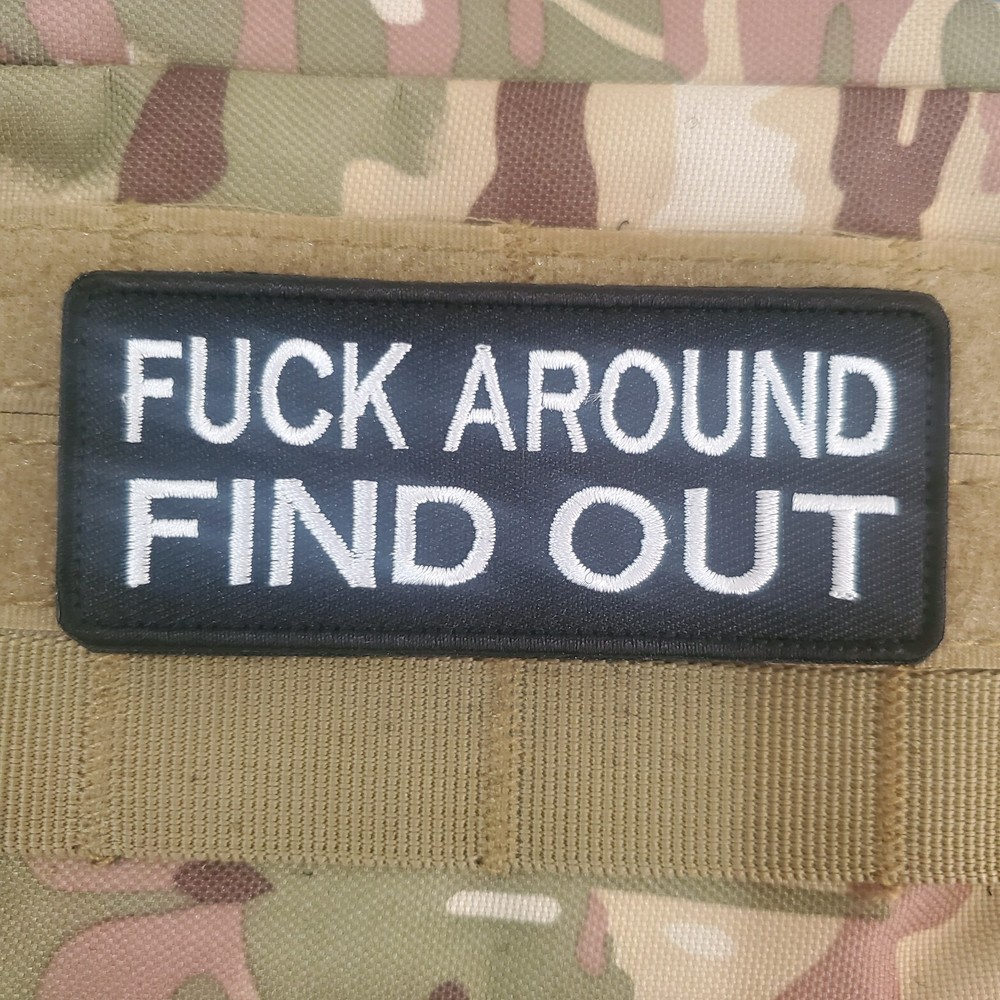 FAFO Tactical Morale Patch Hook and Loop