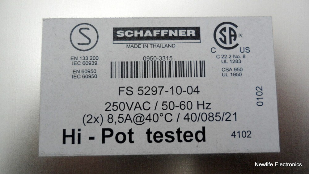 HP 0950-3315 AC Power Line Filter Assembly Module