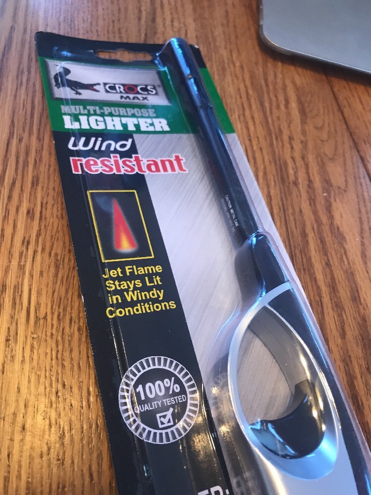 Crocs Max Wind Resistant Jet Flame Stays Lit Multi Purpose Lighter Ships N 24h