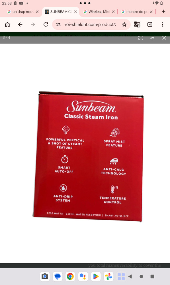 Sunbeam Classic: Impeccable, Effortless Ironing
