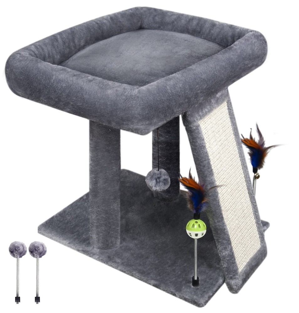 TWDEPART Cat Tree Tower with Cat Scratching Post for Indoor Cats, Activity Ce...