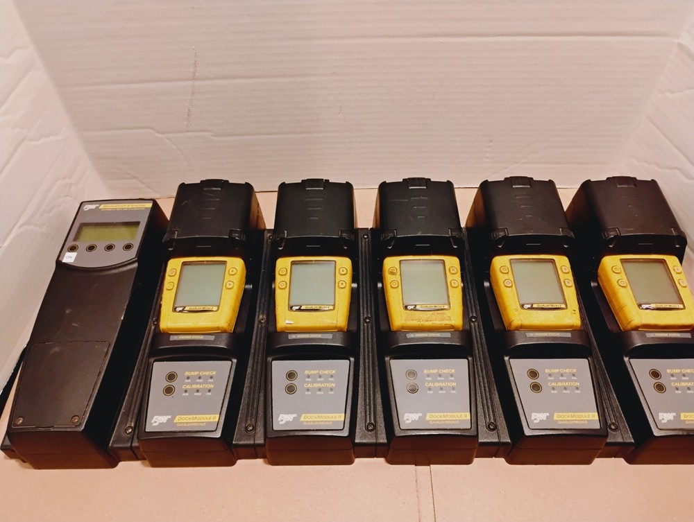 Honeywell BW MicroDock II System with 5 Dock Modules And 5 Gas Alart Micro 5 Mod