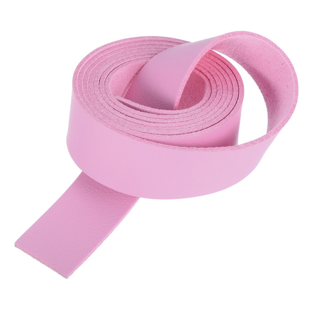 Leather Straps Strip Belt 2cm(0.8" Width) Leather Strips Light Pink