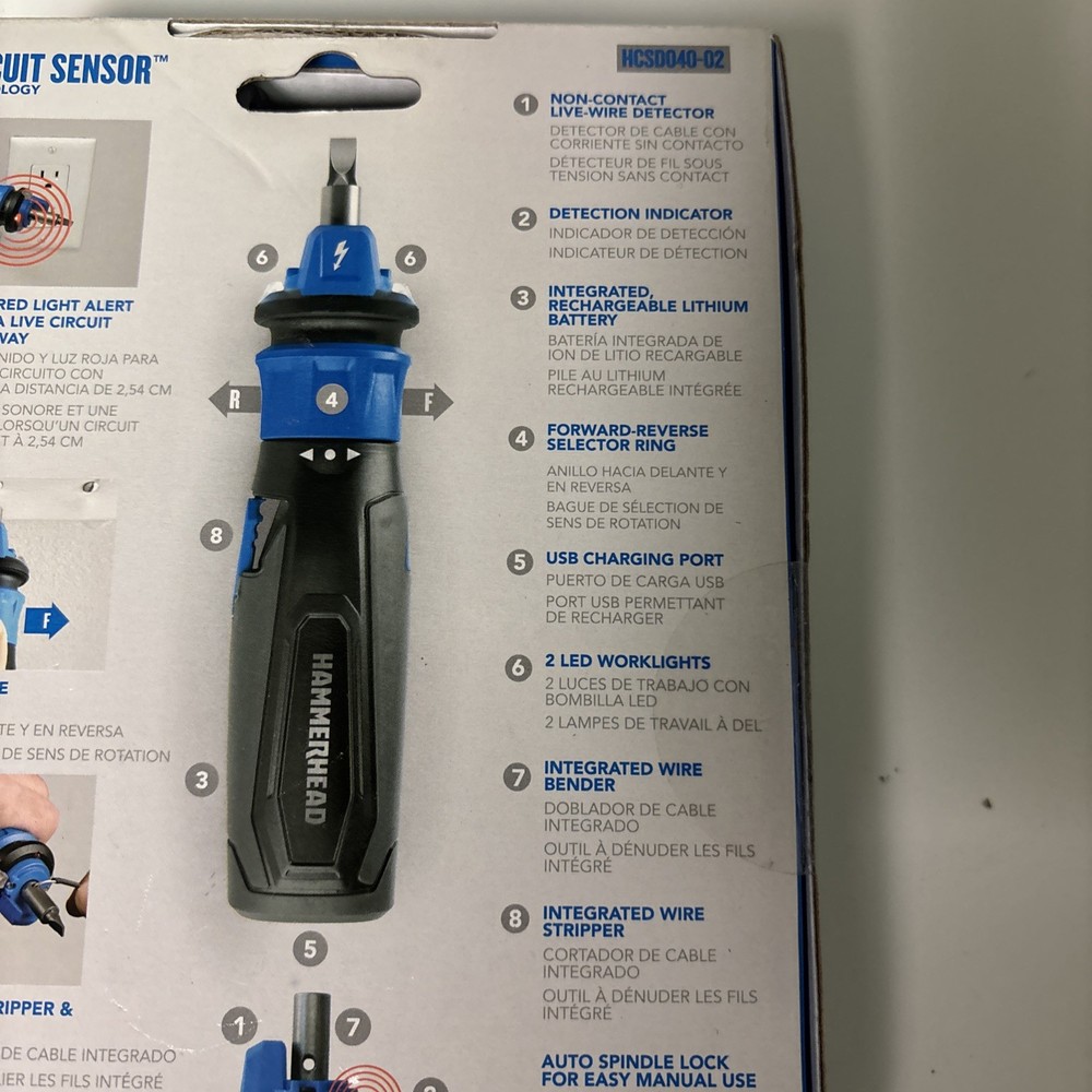 HAMMERHEAD Circuit Sensor 4-volt 1/4-in Cordless Screwdriver