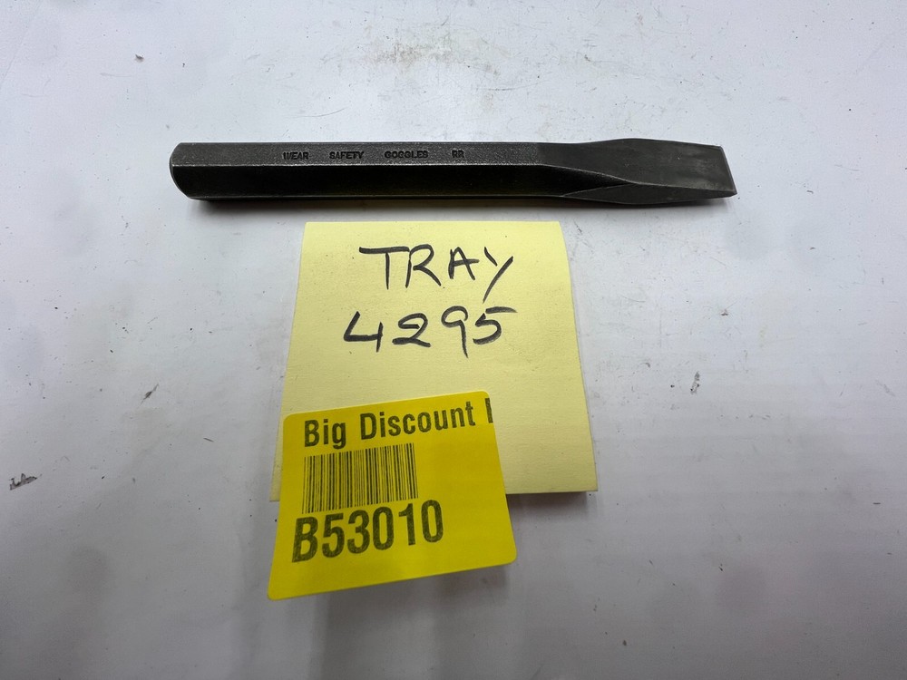 Mayhew Cold Chisel 3/4" Steel, 70212, Black