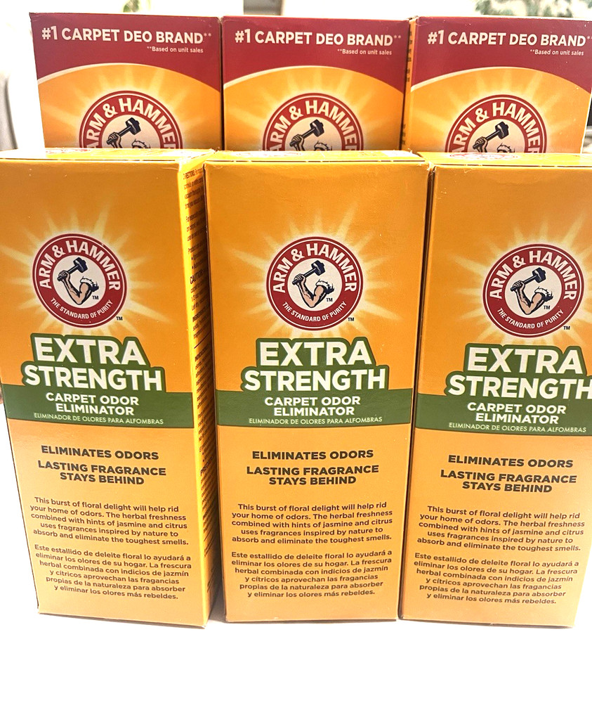 Arm and Hammer Extra Strength Carpet Odor Eliminator Multicolor 6 Pack 30 oz