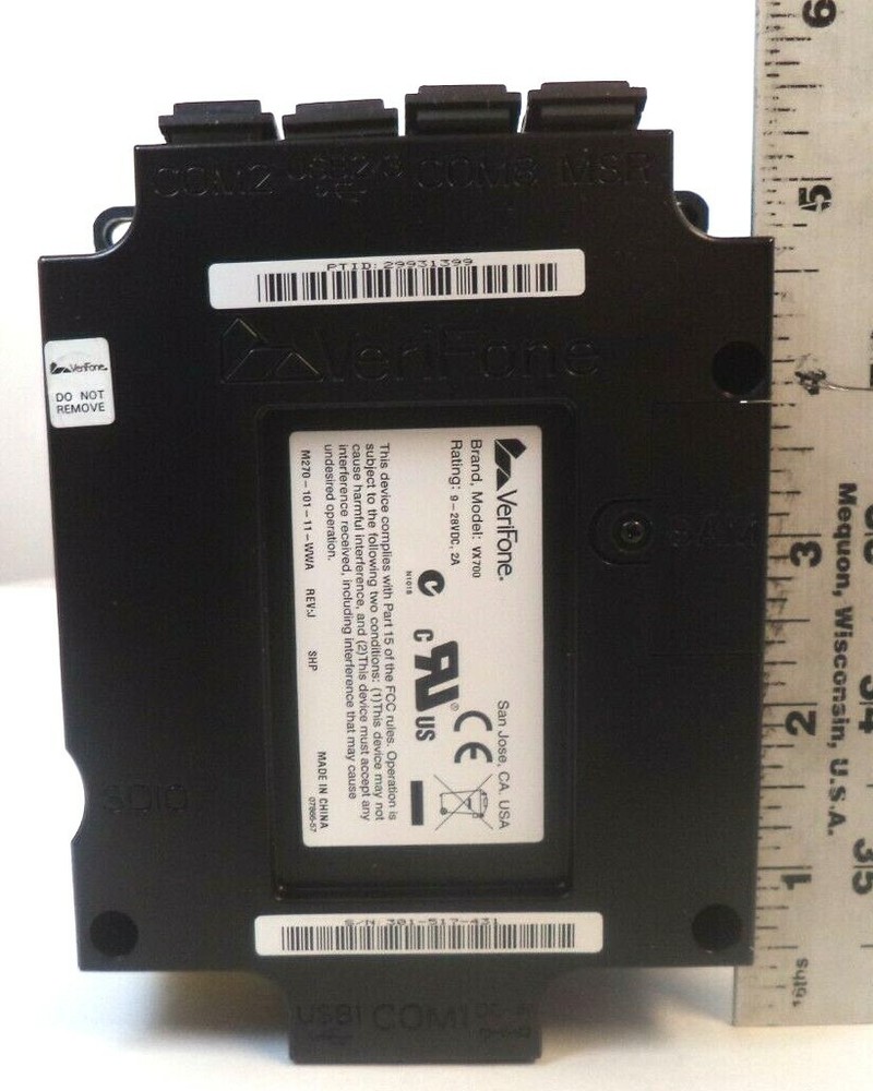 Verifone Vx700 6MB-memory Payment Terminal Pin Pad w/Cables