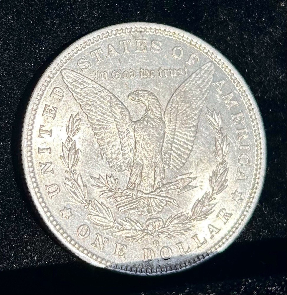 1881-O MORGAN SILVER DOLLAR, BU, WOW!