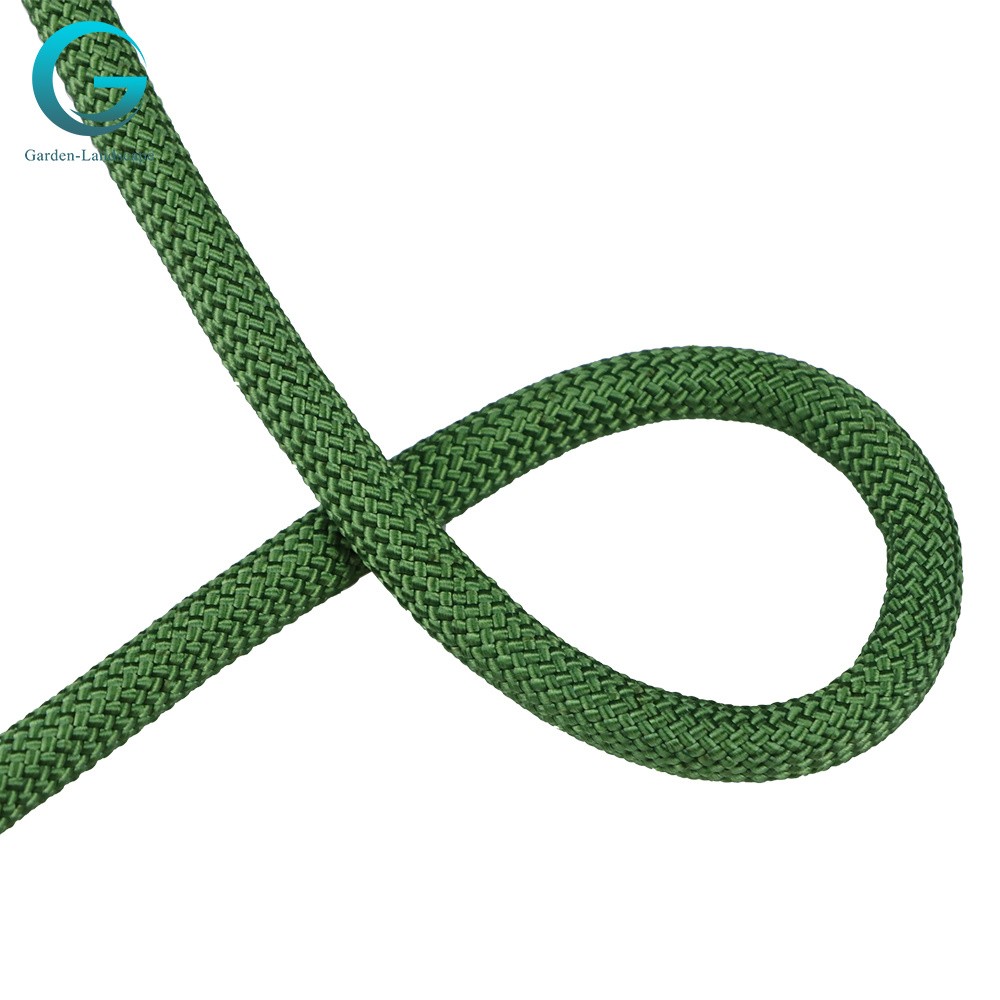 3/8"×100' Sturdy Army Green High Strength Pulling Rope Braided Polyester Rope