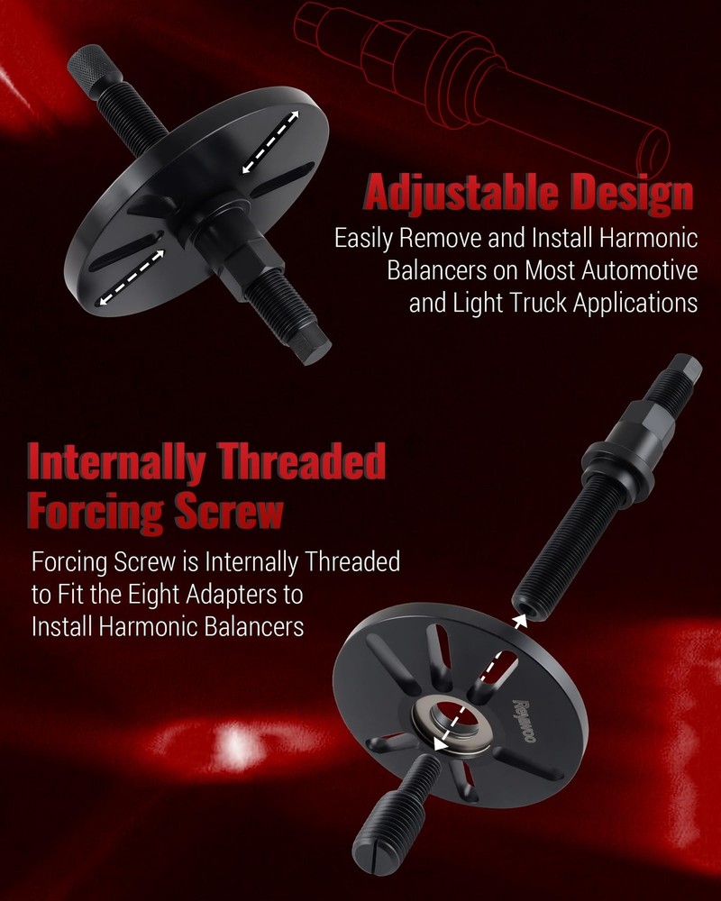 Harmonic Balancer Puller and Installer Tool Set, Works as X-Series