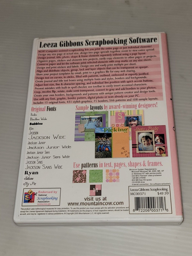 Leeza Gibbons Scrapbooking Software