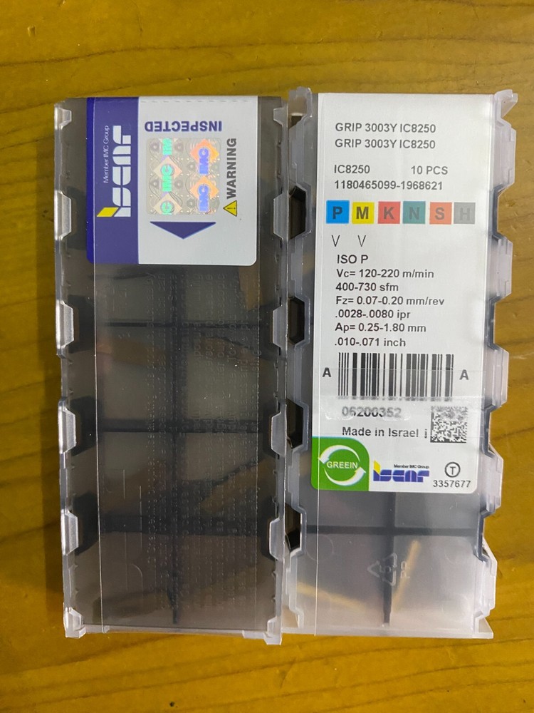 GRIP 3003Y IC8250/ISCAR  10 PCS
