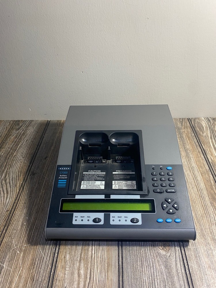 Cadex 7200 Battery Analyzer -As-Is Read