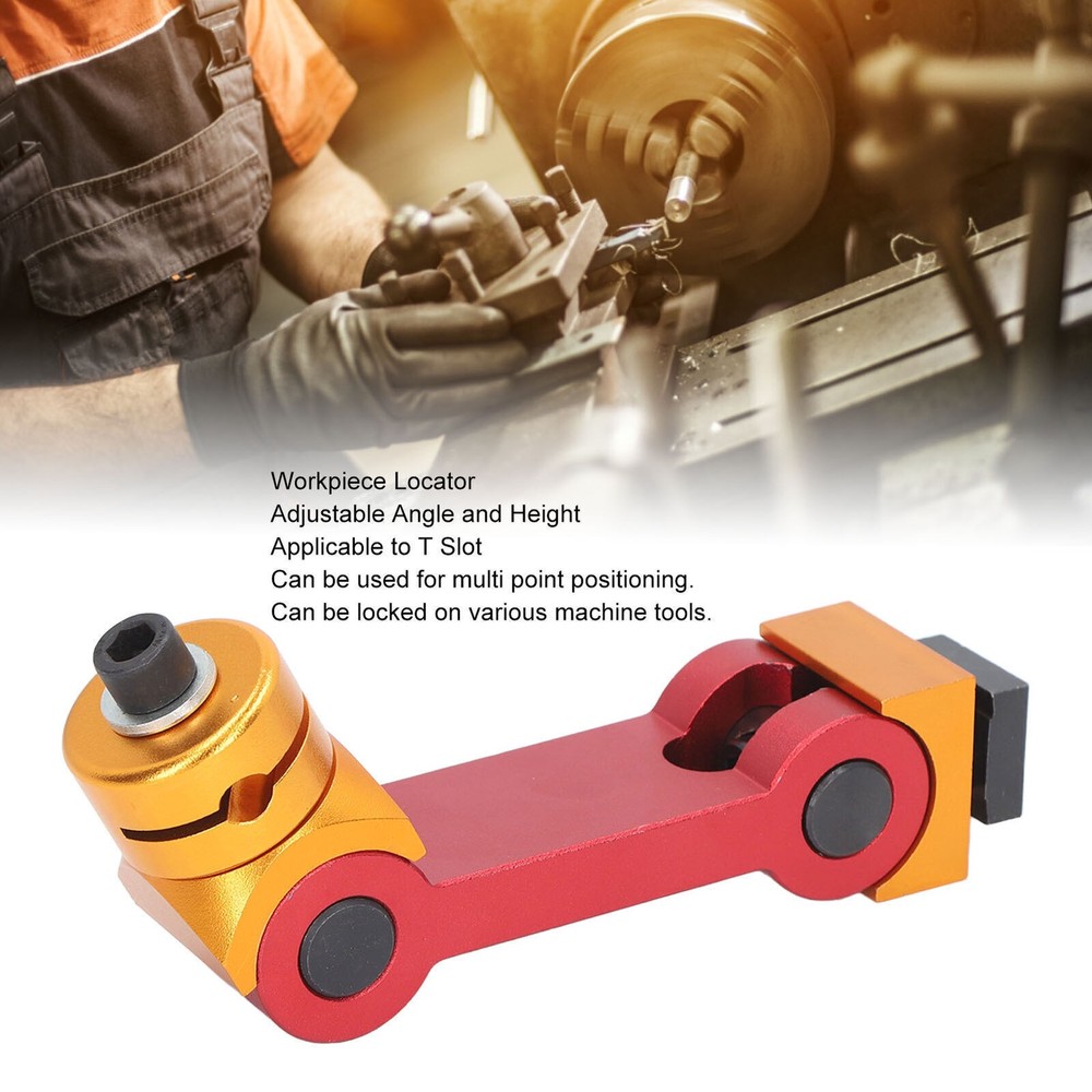 CNC Work Stop Locator Adjustable Vise Stop Limiter Mill Machine Workpiece