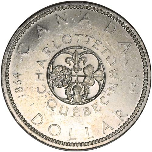 1958-1967 Canada Silver Dollar (AU+)