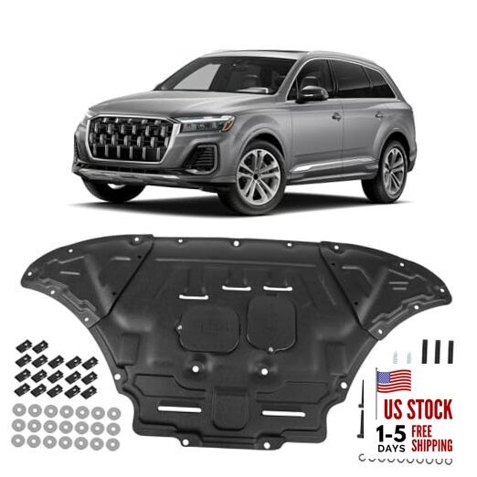 Engine Splash Shield Case Guard Compatible with Audi Q7 2017 2018 2019 2020