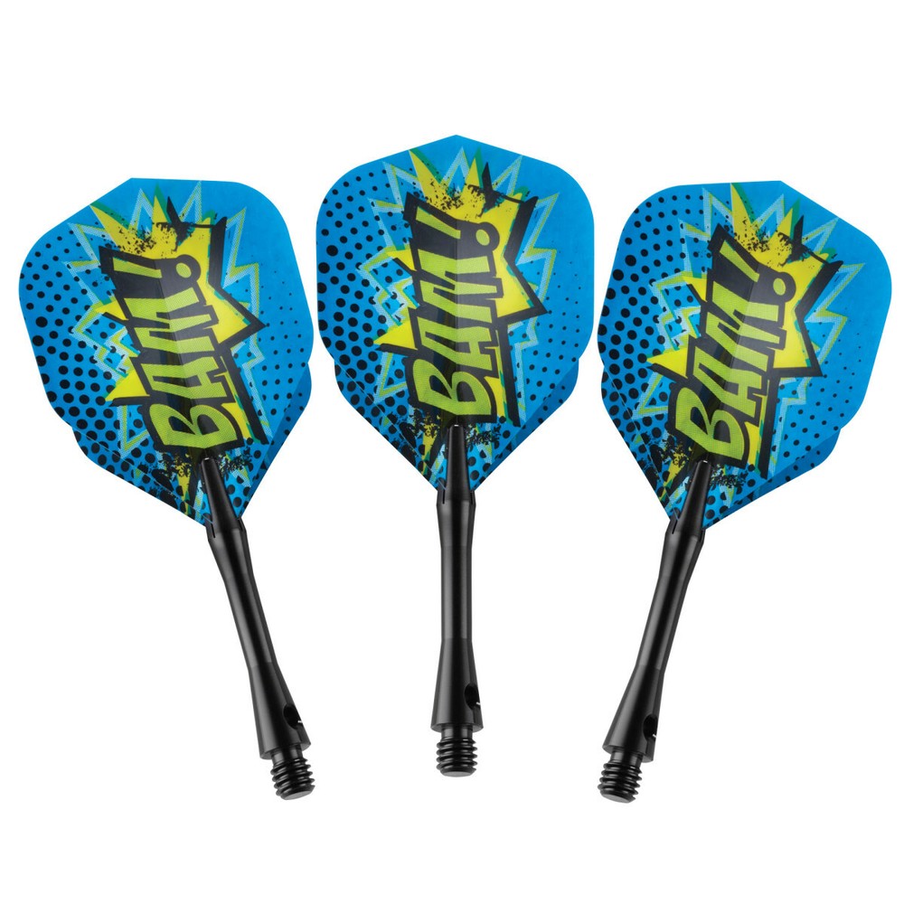 Viper Comix Bam Steel Tip Darts - Dartboard Game Accessory - Blue - 22 Grams