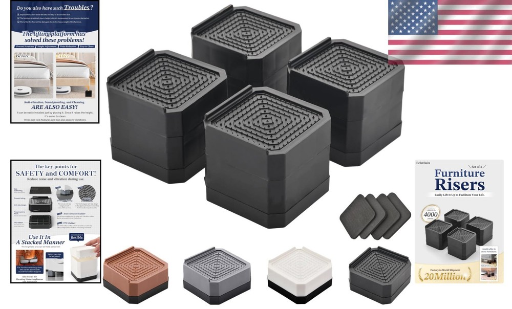 Space-Saving Furniture Lifters - Stackable Style