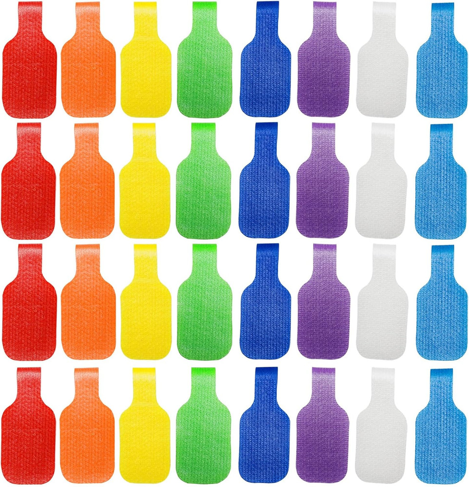 32 Pcs Cable Labels, Write on Cord Labels Tags for Electronics, Wire Markers Ele