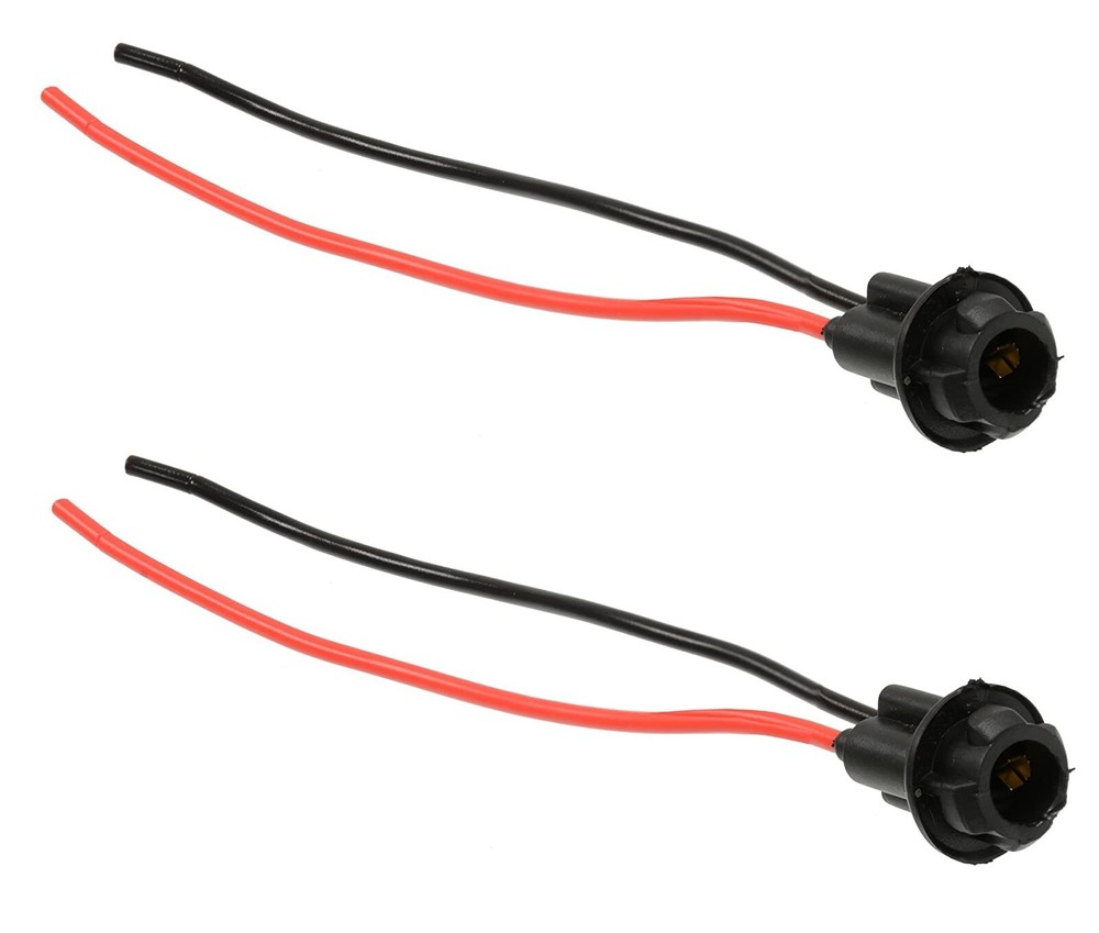 Universal Pigtail Wire Female Socket 194 Harness Rear Side Marker Light Rubber