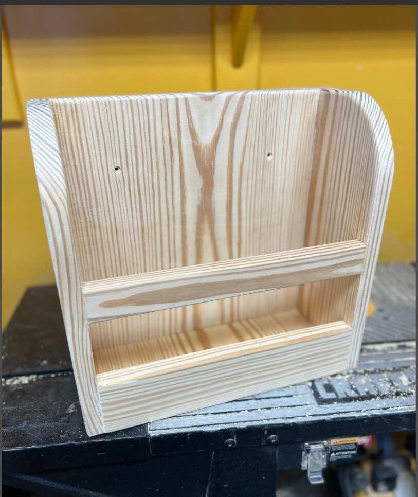 Solid Wood Restaurant Diner Pub Menu Holder Heavy Duty