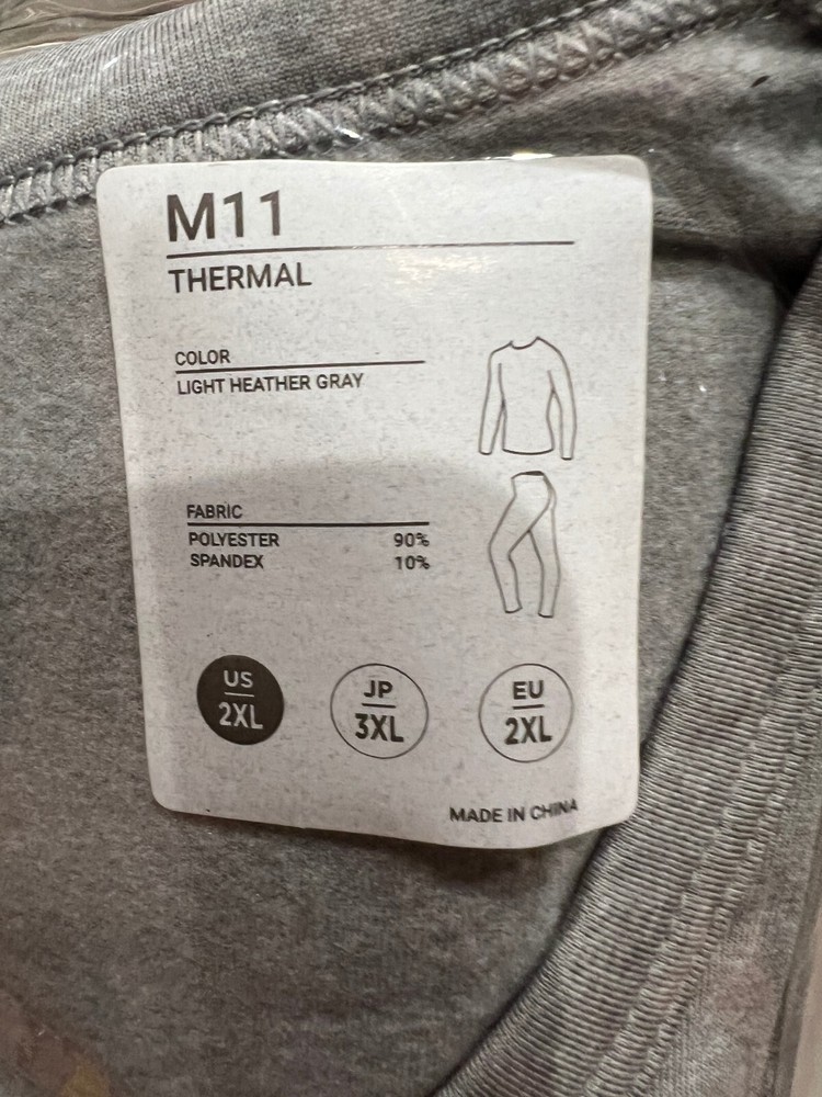 Lapasa Men's Thermal Base Layer Set - 2XL