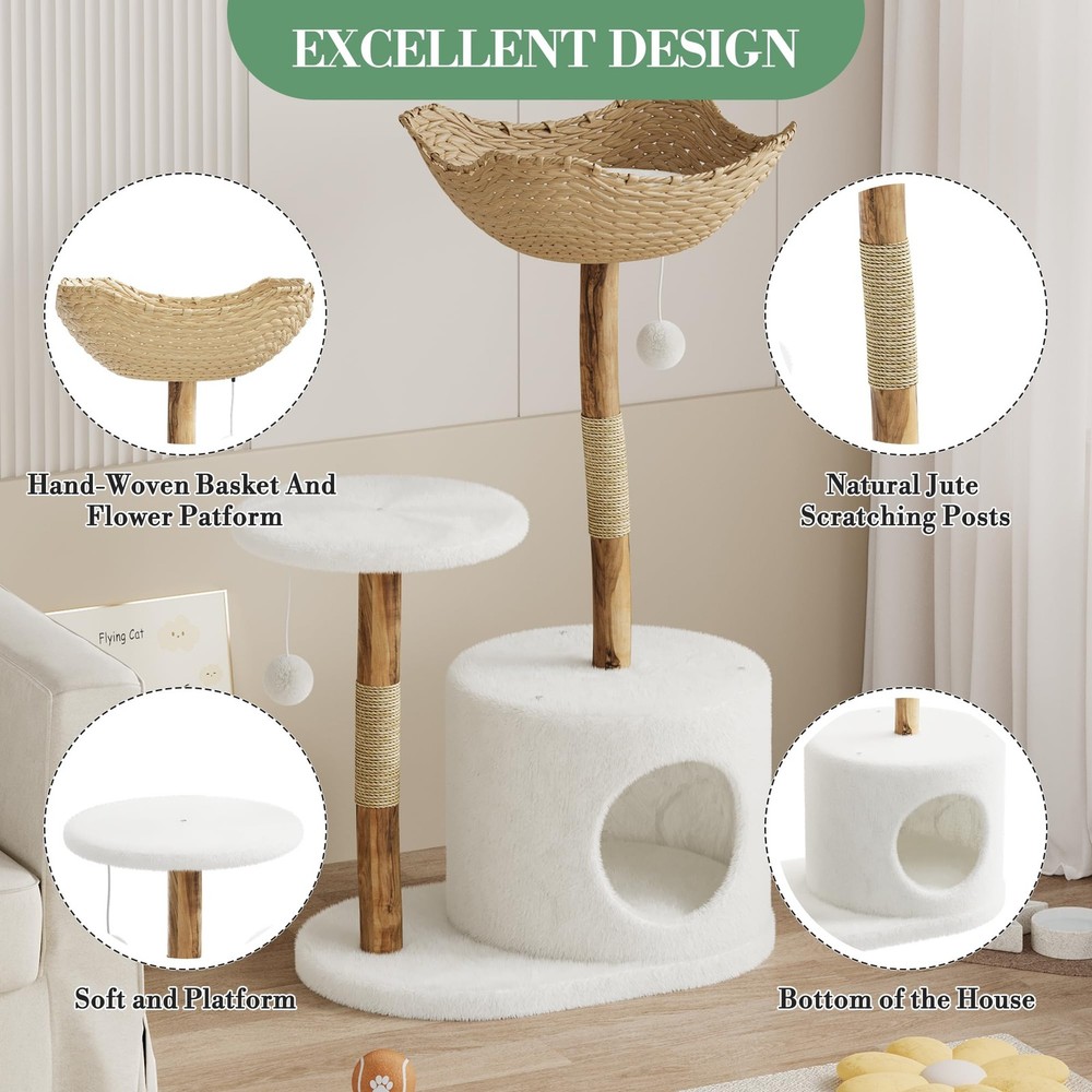 Cat Tree Tower Scratch Tree Cat Tree Cat Scratch Tree Climbing Tree No branches