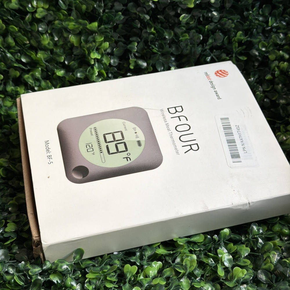 BFOUR Meat Thermometer Wireless Bluetooth, LCD Digital Meat Thermometer BF-5 EUC