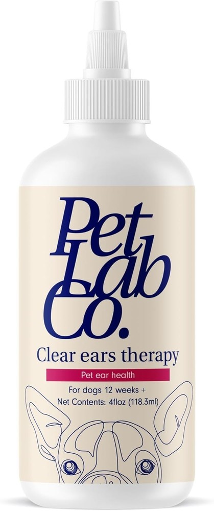 Clear Ears Therapy Dog Ear Cleaner - Alcohol-Free & Yeast Control Solution