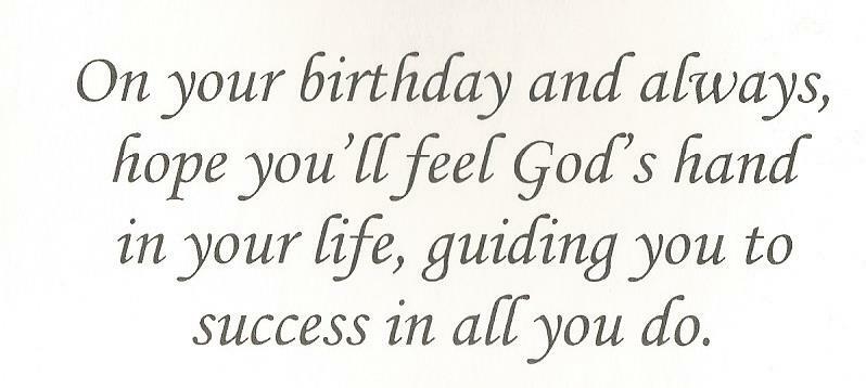 God Bless You On Your Birthday (B)