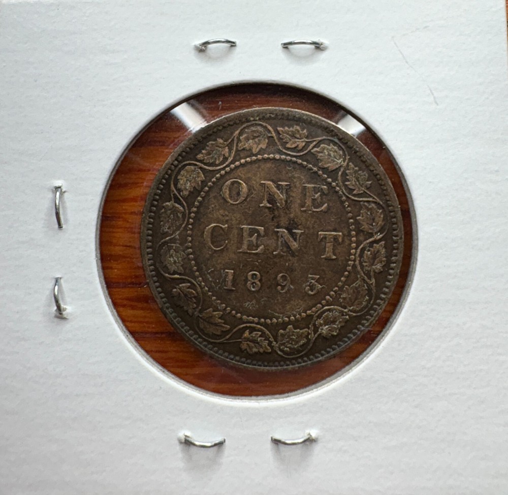 1893 Canada Large Cent, Victoria
