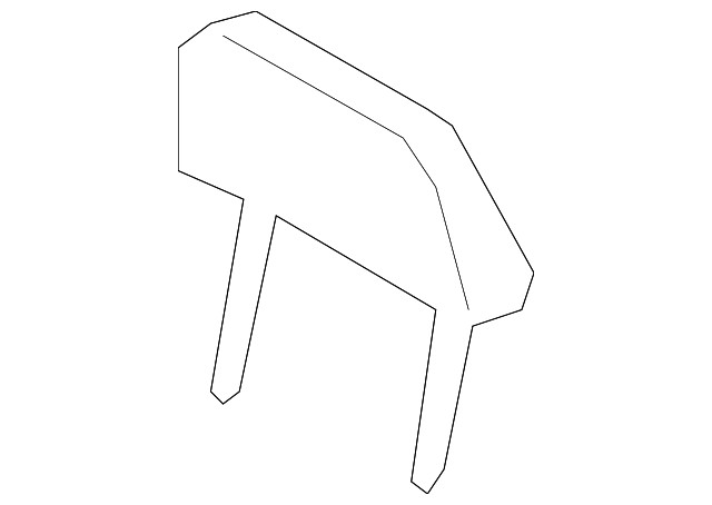 Genuine Ford Headrest Outer BT4Z-78611A08-DC