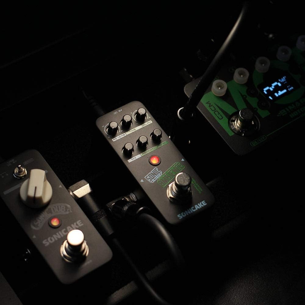 Lightweight Multi-Mode Delay Reverb Effects Pedal - Perfect for Live Performance