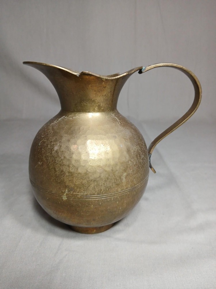 6" Tall Brass PITCHER