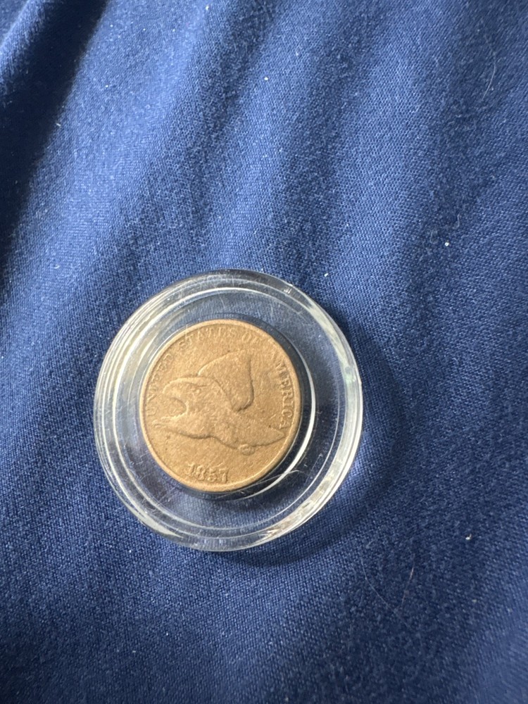 1857 Flying Eagle Cent MS62 PCGS