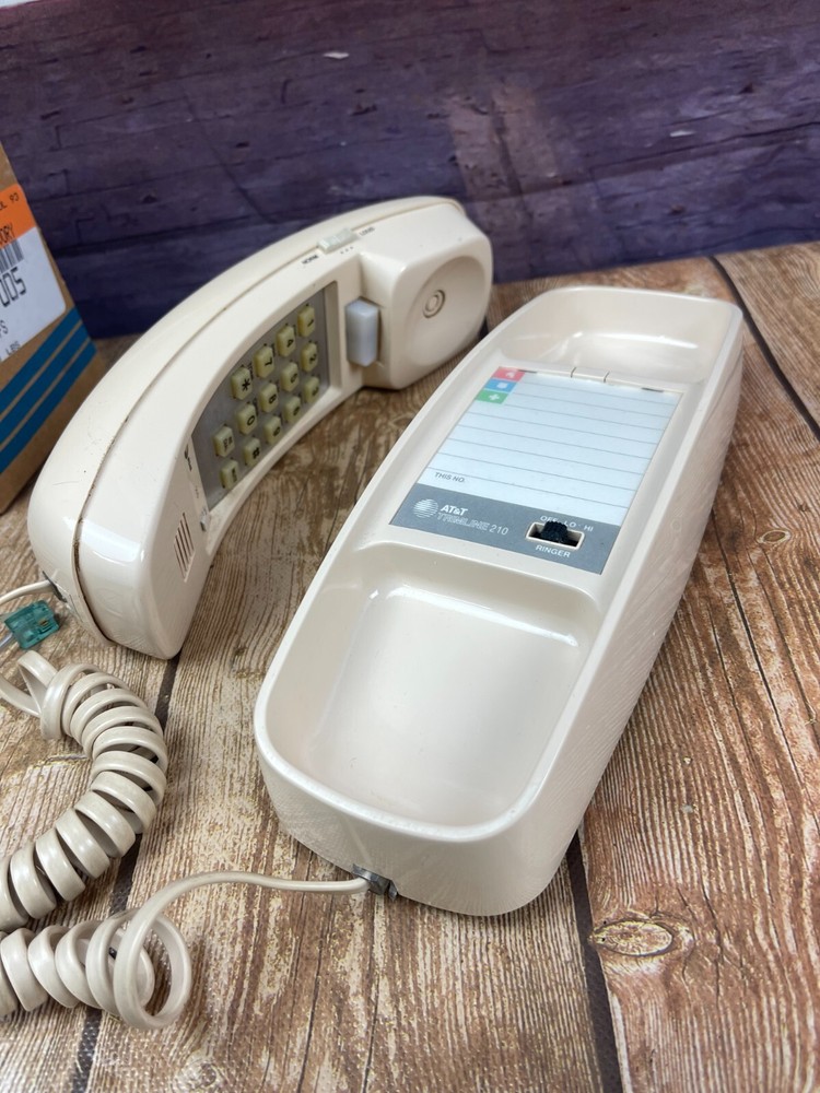 At&T 210 Trimline Telephone ivory CS2001F-50